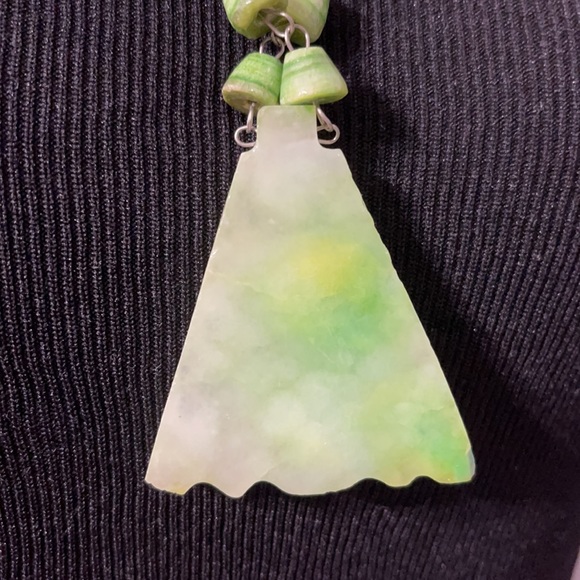 Vintage Aquamarine Agate Necklace - Picture 4 of 7